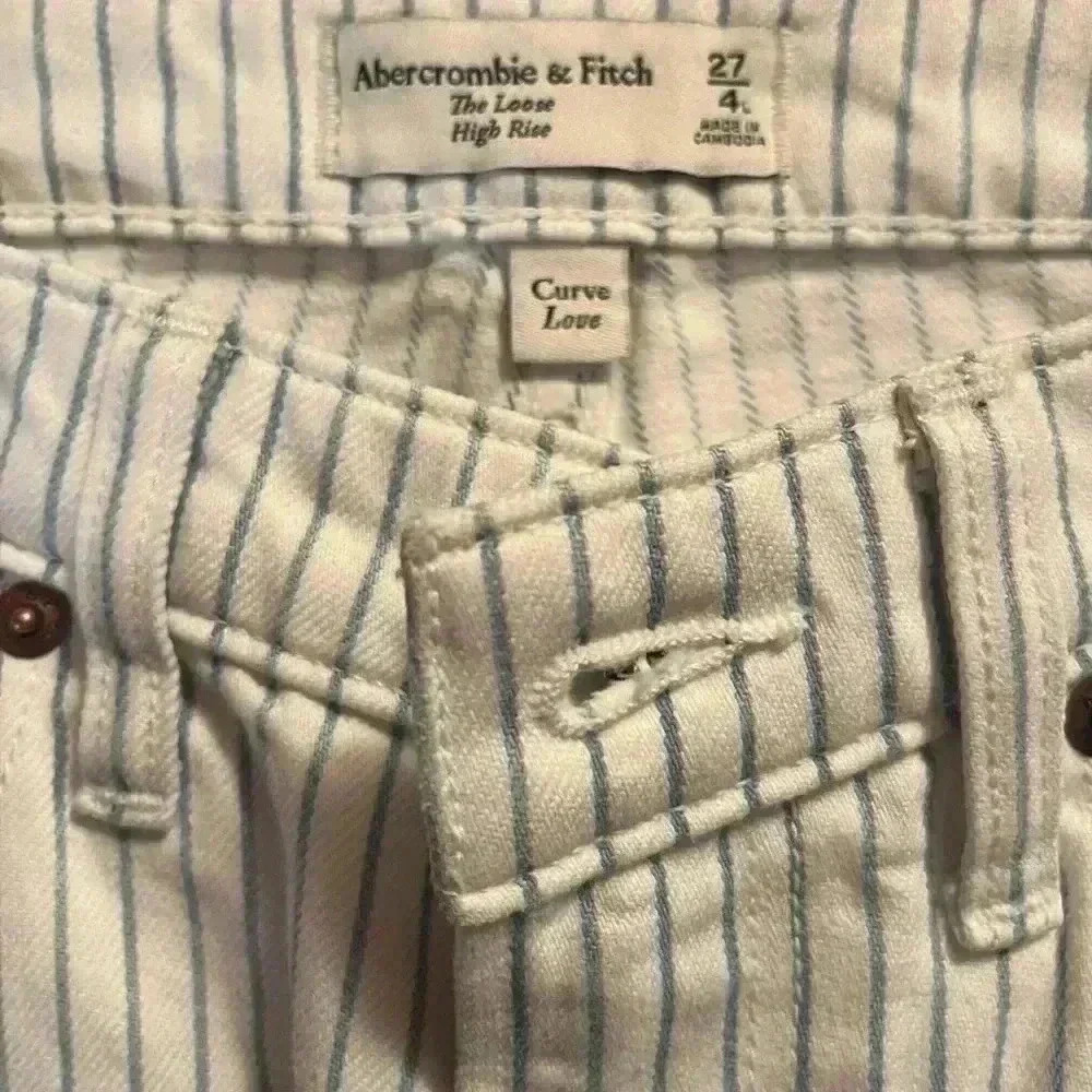 Abercrombie and Fitch Pinstriped jeans - Picture 3 of 4